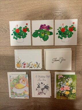 Tiny Assorted Vintage cards $5 add on